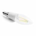 LED vláknová svíčka E14 2W CL B35 2700K