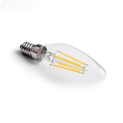 LED vláknová svíčka E14 3,4W CL B35 2700K